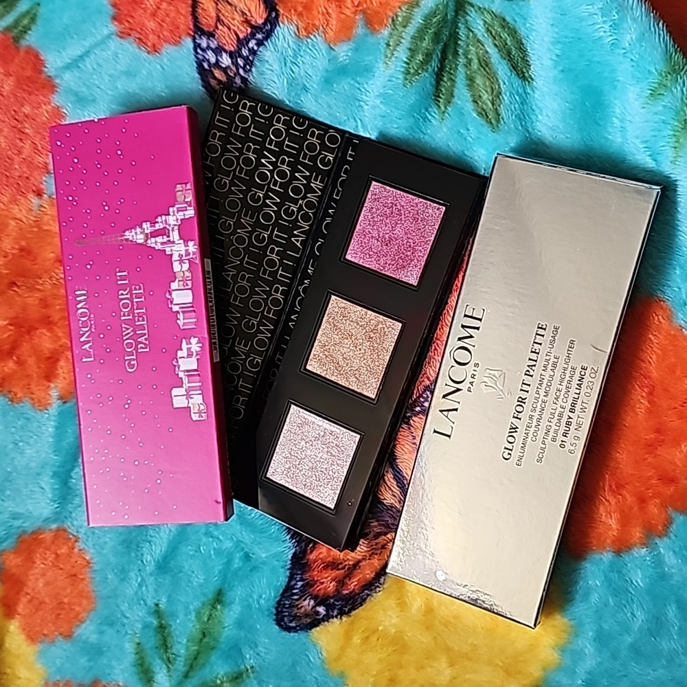 Lancome glow for it palette 01 ruby radiance